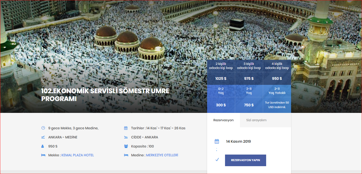 SÖMESTR'A ÖZEL PEŞİN FİYATINA 5 TAKSİT İLE 12 GECE 13 GÜN UMRE TURU 